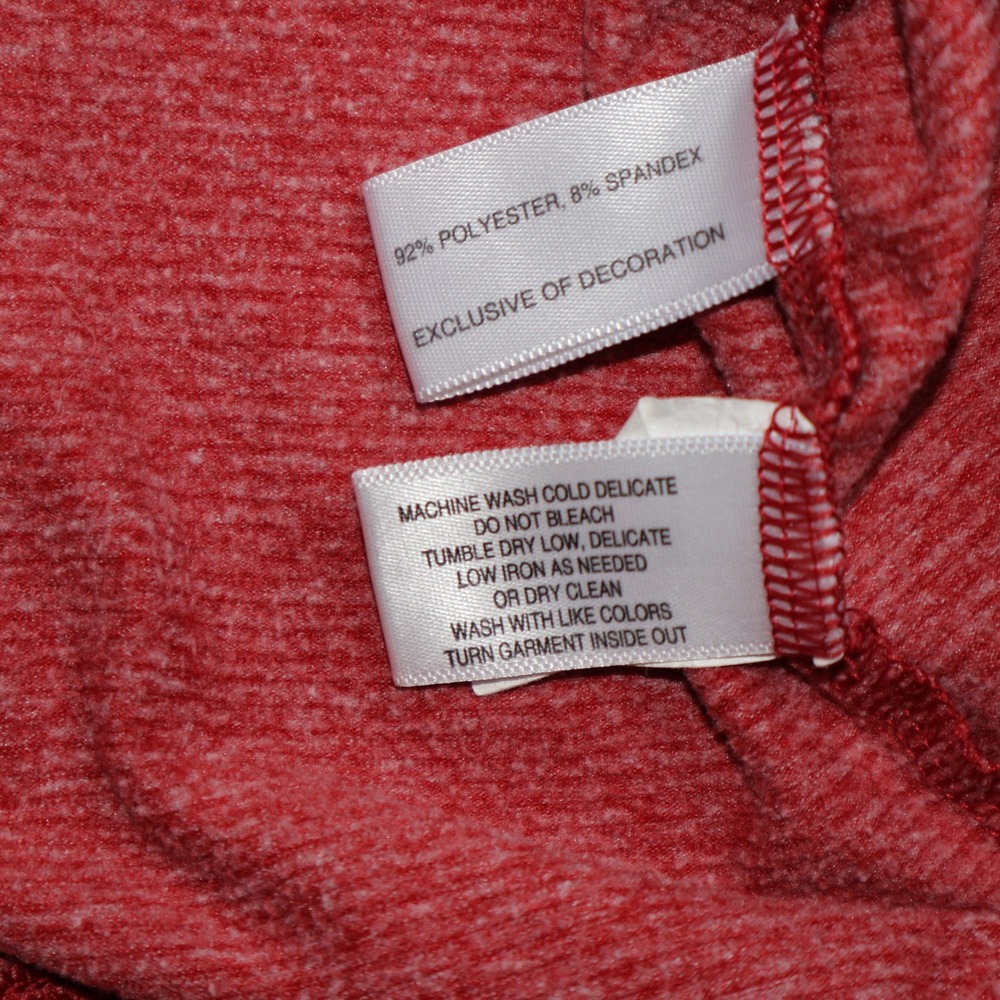 Cutter & Buck Catholic University Red Space Dye 1/4 Zip Pullover XXL - Picture 7 of 10